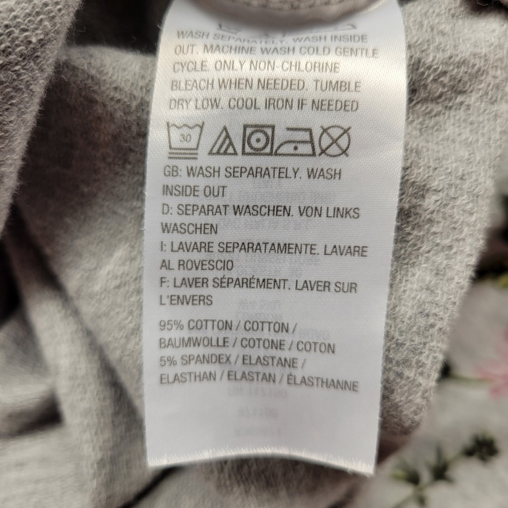 Quacker Factory rhinestone embellished gray sweatshirt size M - Picture 5 of 5